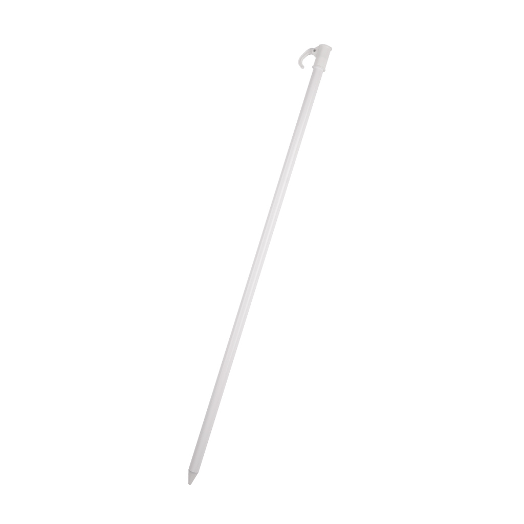 Plážový slunečník nastavitelný rozbitný UV skládací 150cm šedý KX3312_1