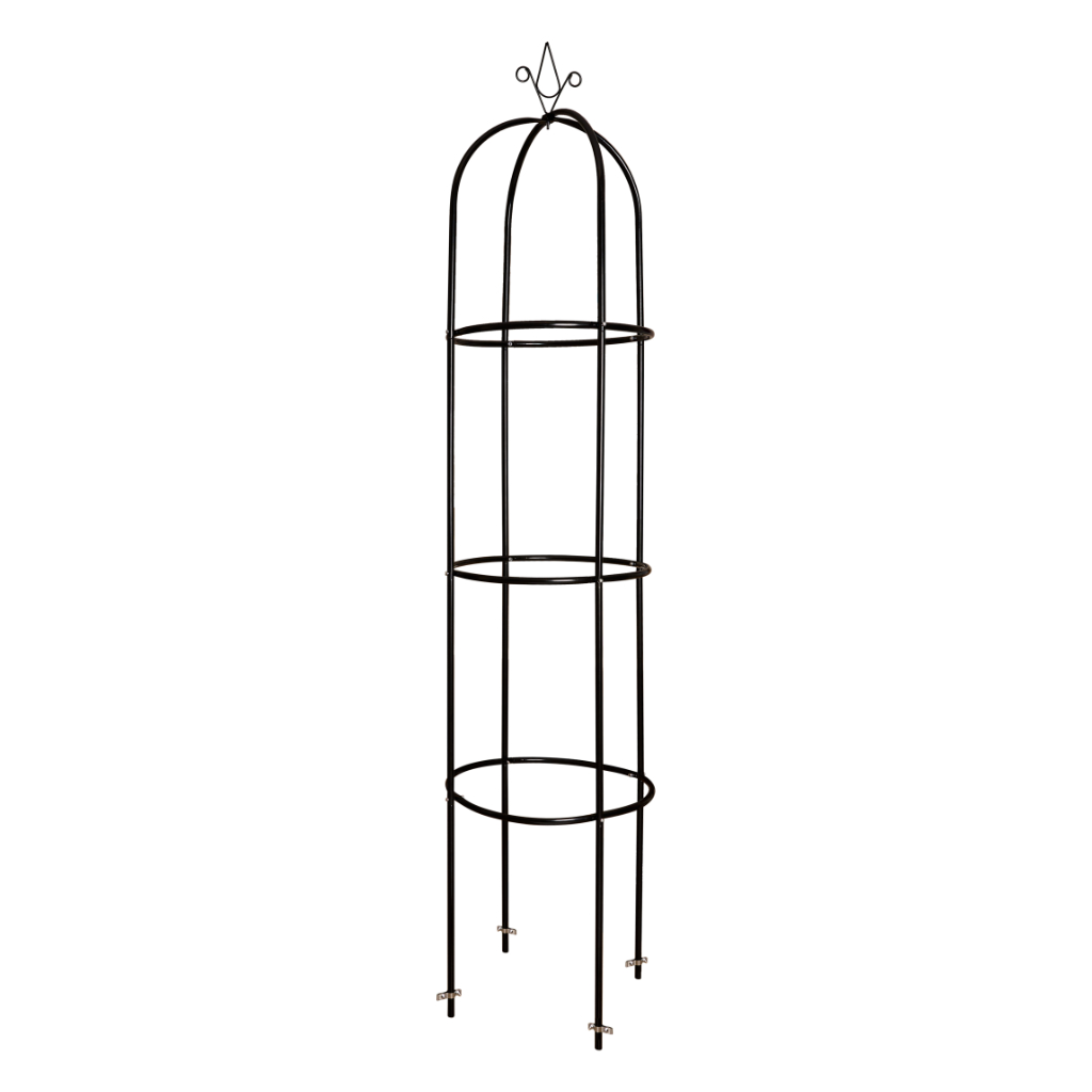 Zahradní pergola sloupek sloupek zvonek růže stojan popínavé květiny kov 195 cm KX3304