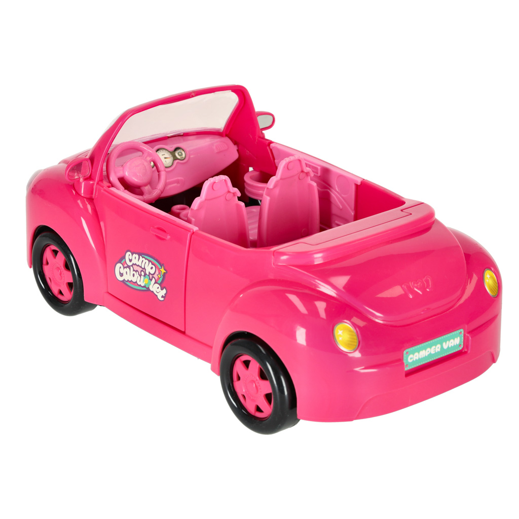 Auto pro panenky kabriolet růžové 4 el. KX3454