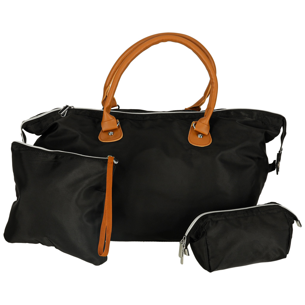 Dámská multifunkční cestovní taška na kočárek pro maminku set černá KX3365