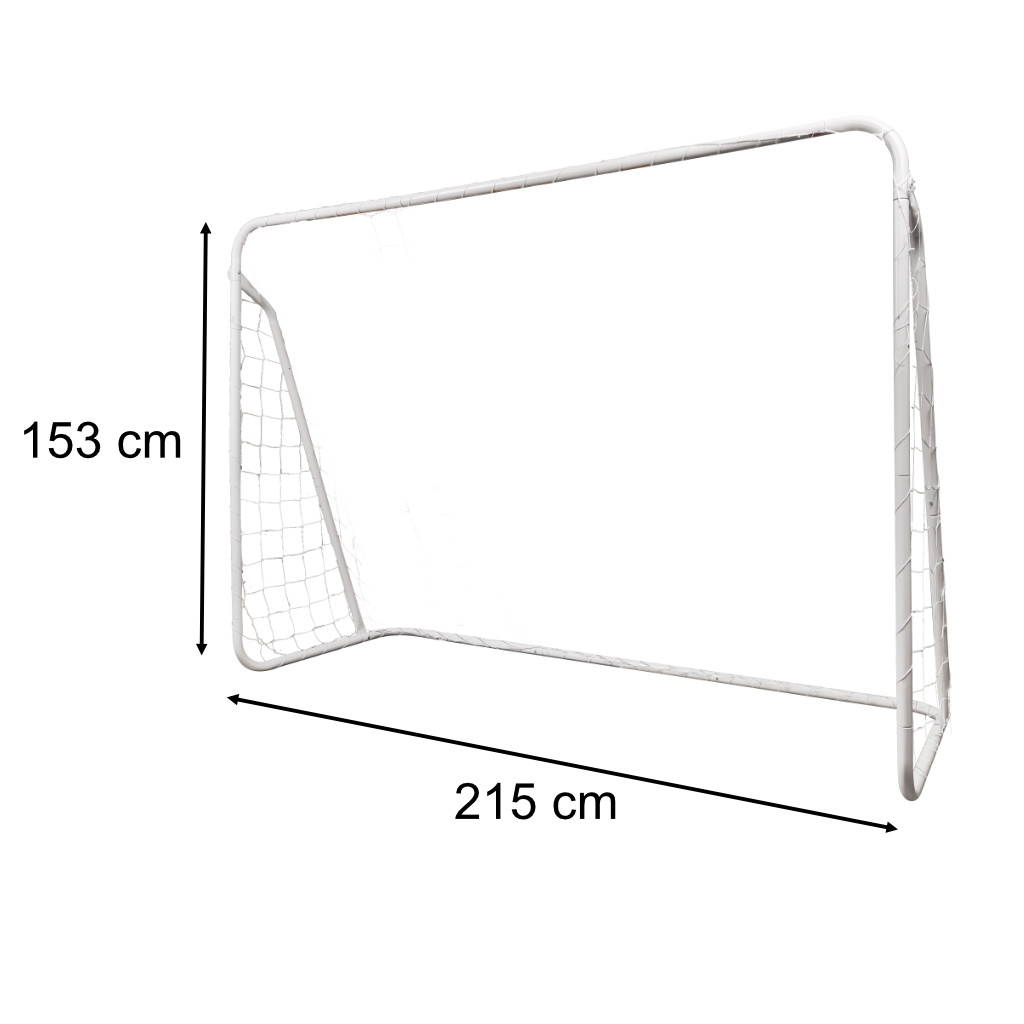Dětská fotbalová tréninková branka 2v1 + podložka na přesnost 215 x 153 x 76 cm KX3207