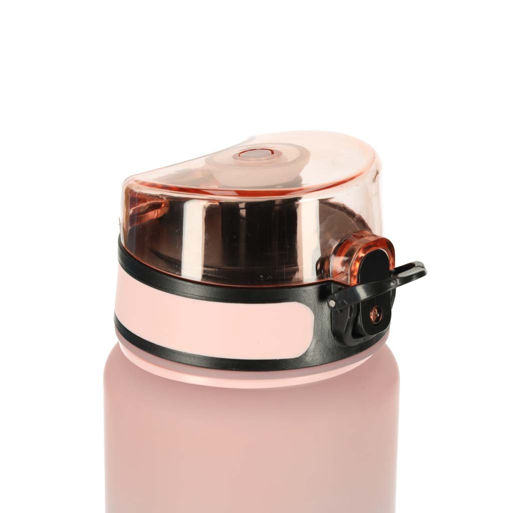 Láhev na vodu sportovní láhev s náustkem BPA FREE 600ml růžovo-modrá KX3071