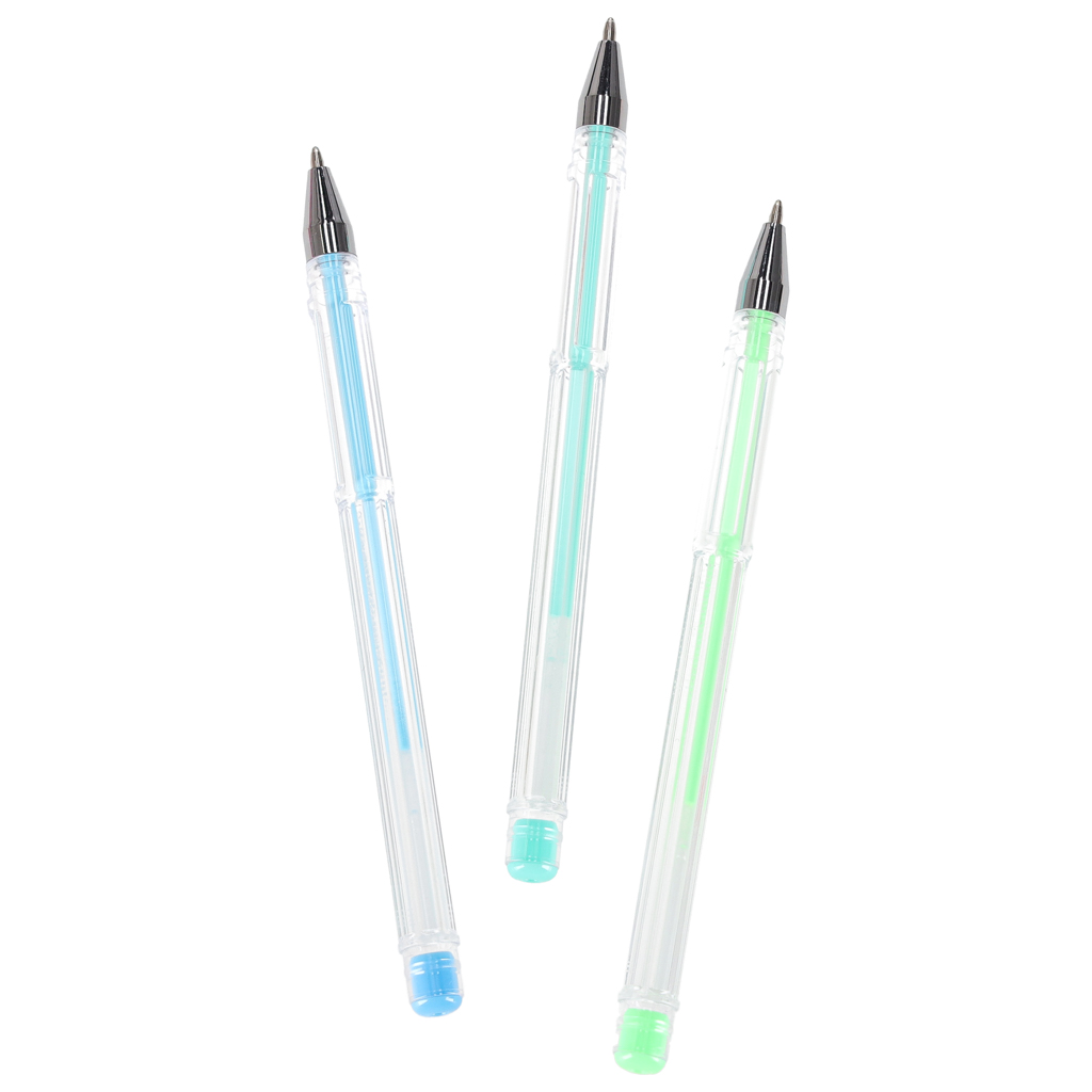 Barevná gelová pera v pouzdře 100 kusů + 100 náplní KX2961