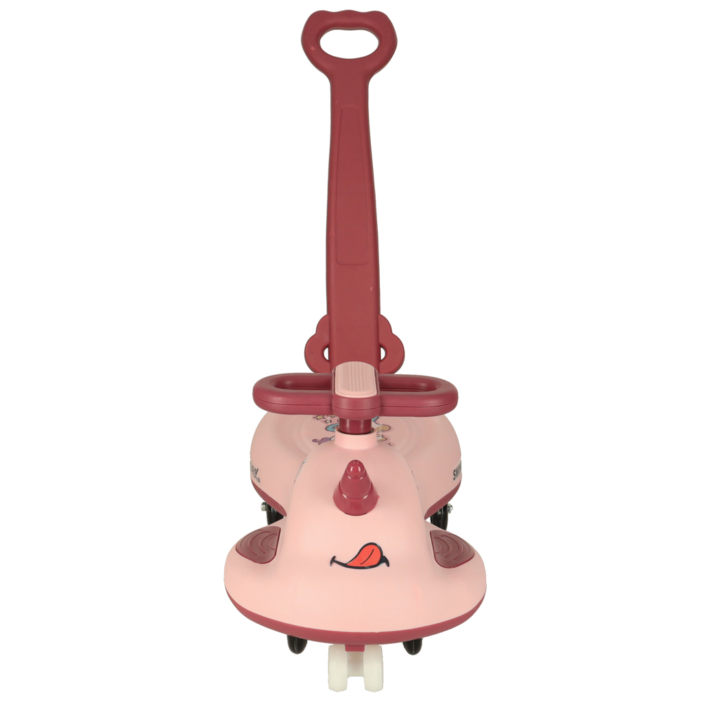 LED Swing FIX S1 gravitační koloběžka s rukojetí růžová max. 65 kg KX3154_1