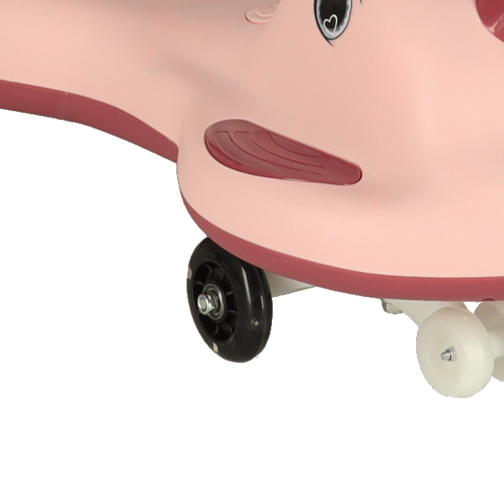 LED Swing FIX S1 gravitační koloběžka s rukojetí růžová max. 65 kg KX3154_1