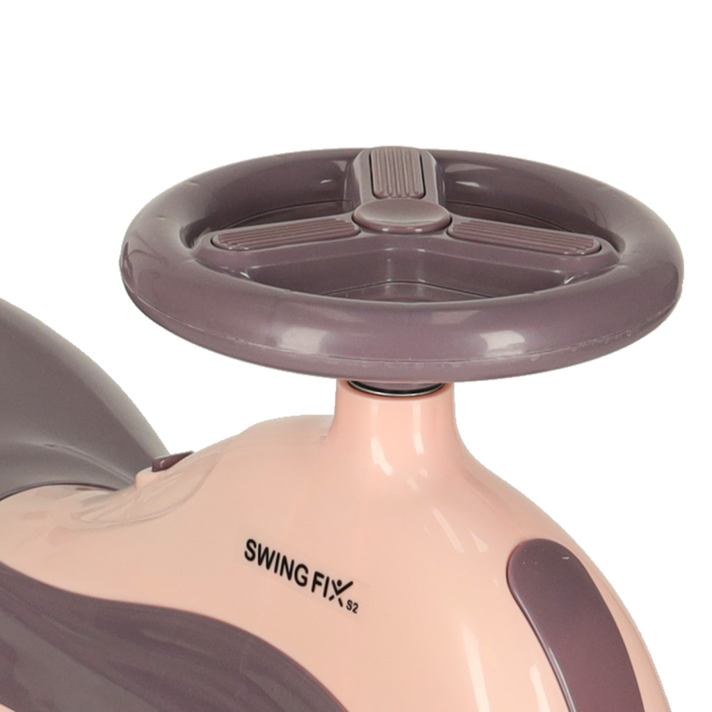 LED Swing FIX S2 gravitační koloběžka s rukojetí fialová max. 100 kg KX3155_1