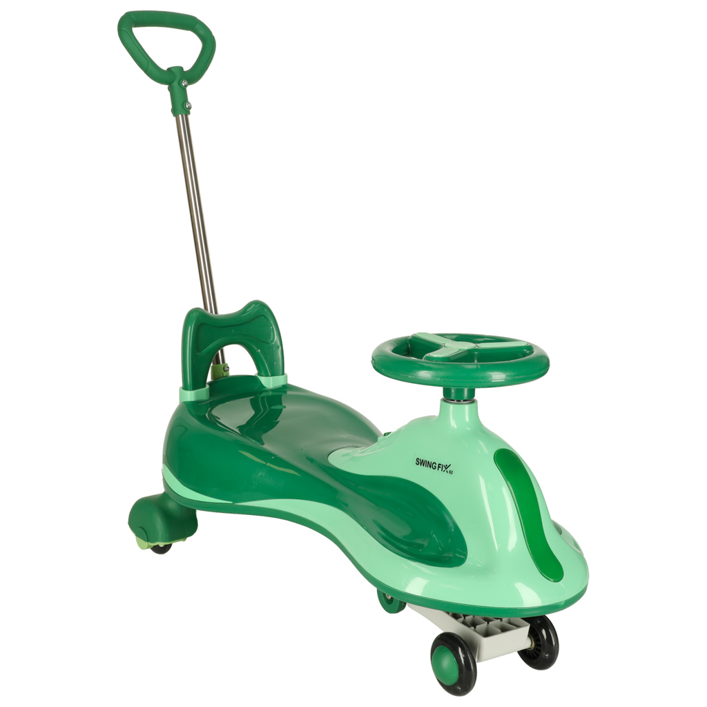 LED Swing FIX S2 gravitační koloběžka s rukojetí zelená max. 100 kg KX3155