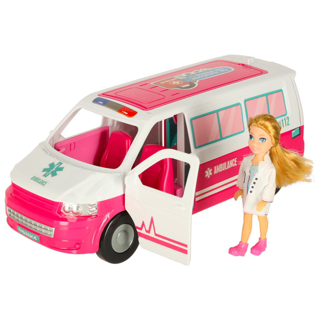 Ambulance mobilní nemocnice příslušenství pro panenky KX3038