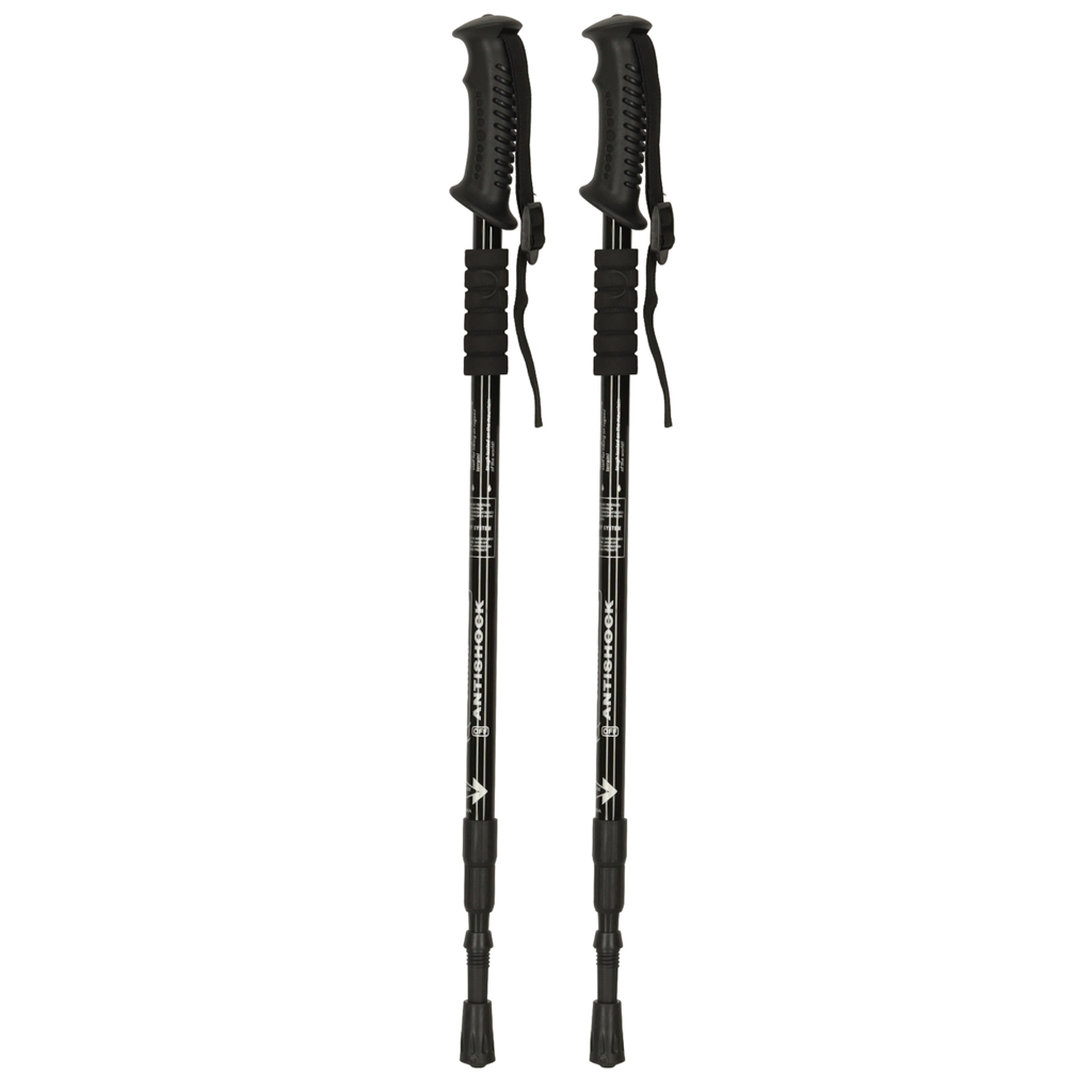 Nordic walking hole skládací 2 kusy černé KX3085
