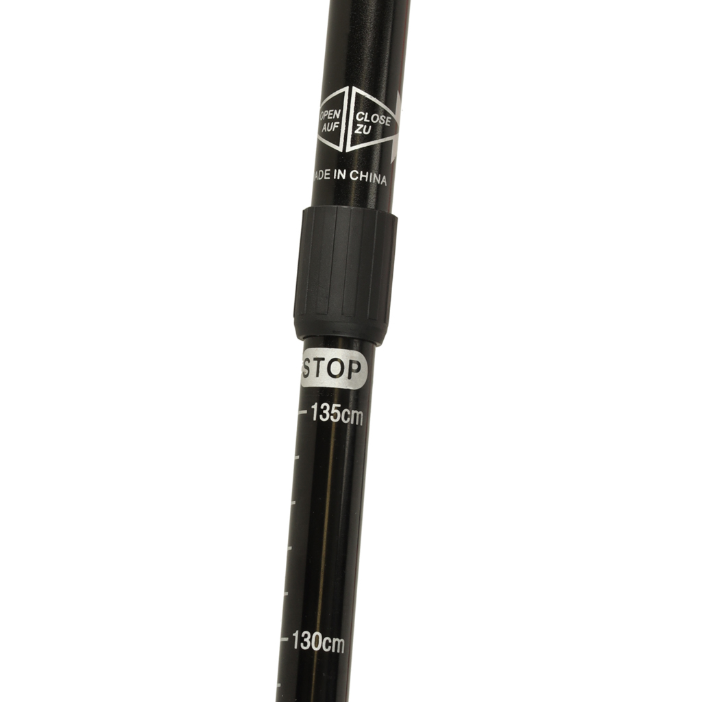 Nordic walking hole skládací 2 kusy černé KX3085