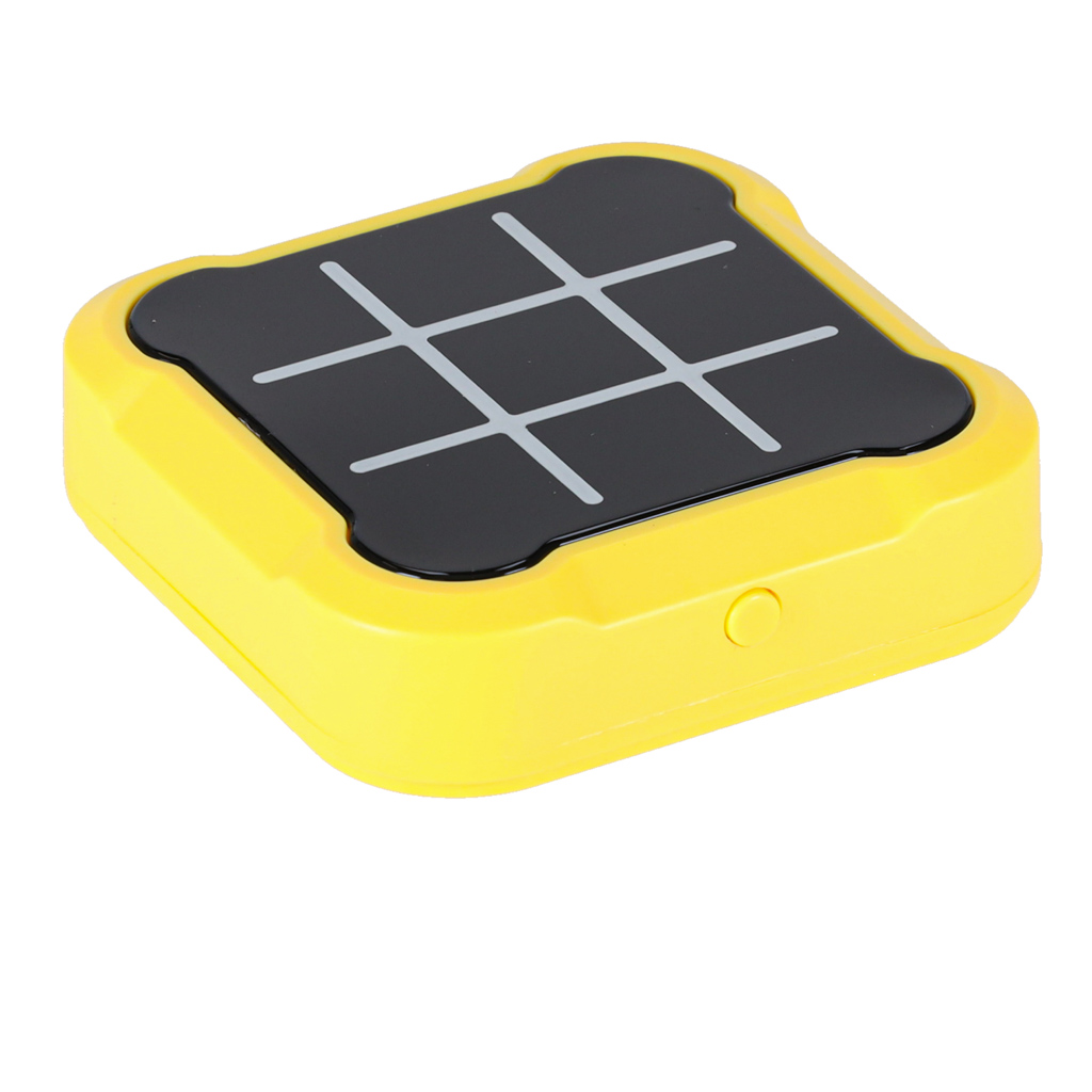 Kolo křížů elektronická logická hra tic tac toe konzole přenosná žlutá KX2994