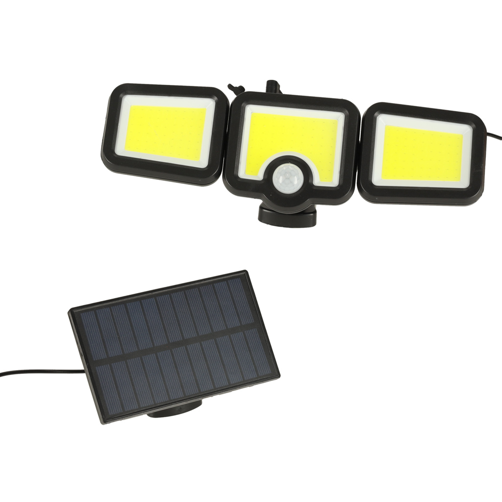 Lampa solarna LED 3w1 z czujnikiem ruchu zmierzchu KX3091
