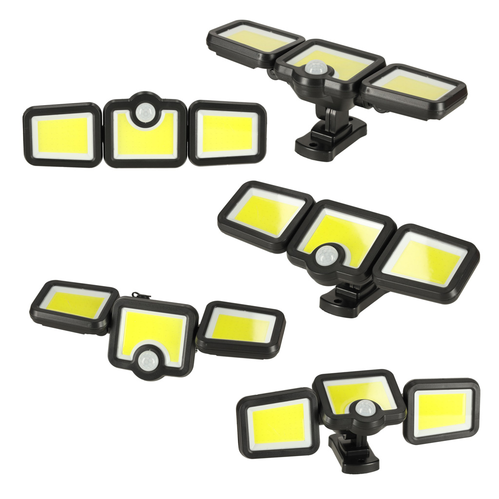 Lampa solarna LED 3w1 z czujnikiem ruchu zmierzchu KX3091