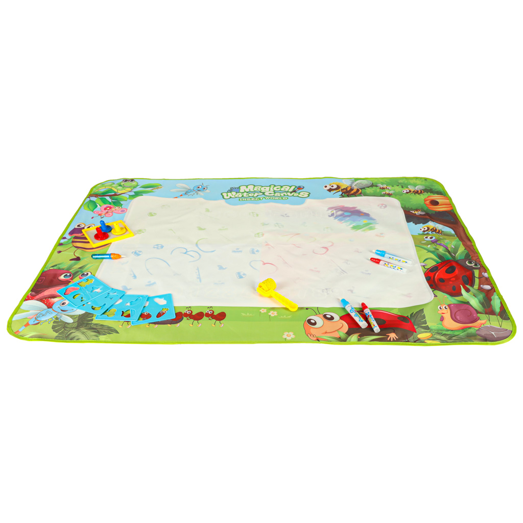 Podložka pro vodové barvy fixy na vodové barvy šablony šablonovací váleček 120x90cm louka KX3030