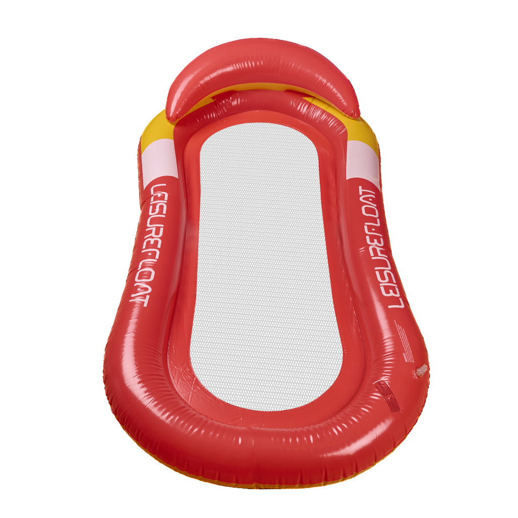 Nafukovací matrace do bazénu se síťkou červená KX3110_1
