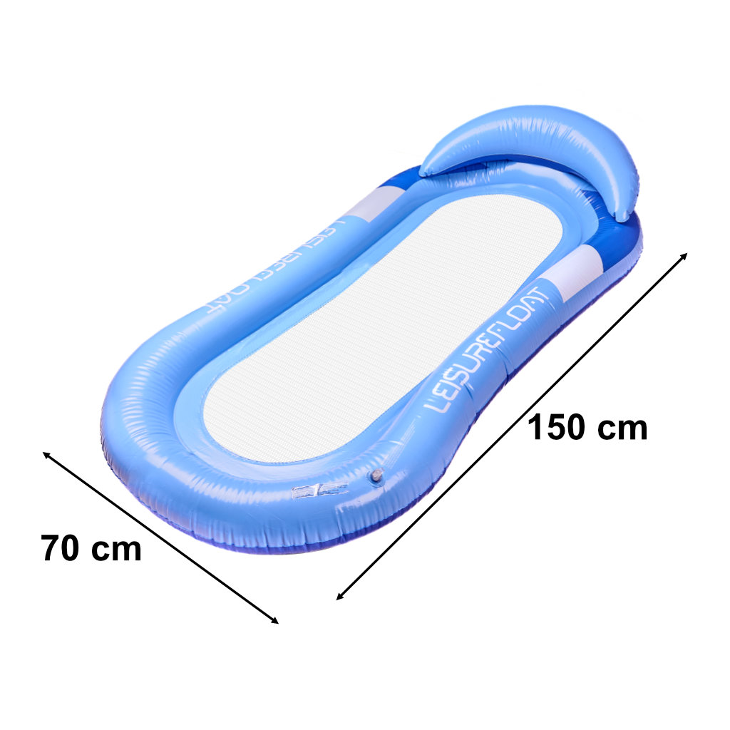 Nafukovací matrace do bazénu se síťkou modrá KX3110