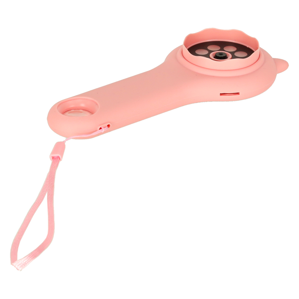 Optický mikroskop digitální lupa 500x 2Mpx růžová KX3133