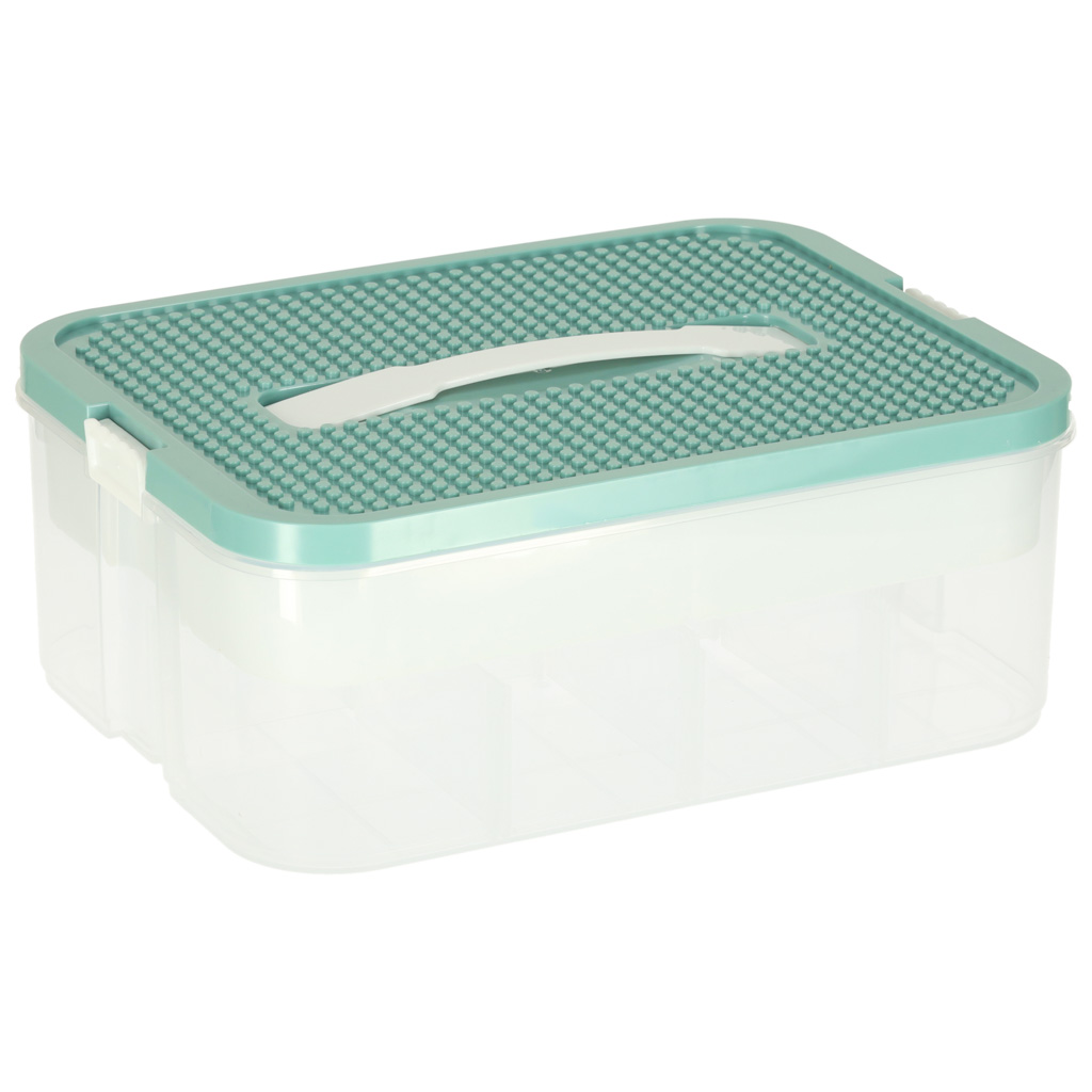 Box organizér box na hračky box na drobnosti s víkem přihrádky KX3117