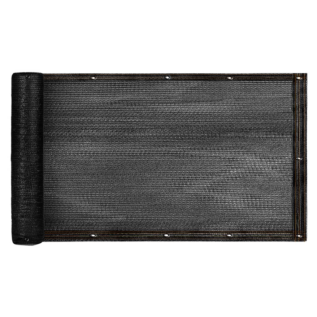 Balkonový kryt LUARO maskovací rohož stínící síť na balkon terasu 150g/m2 105x500cm UV KX3157