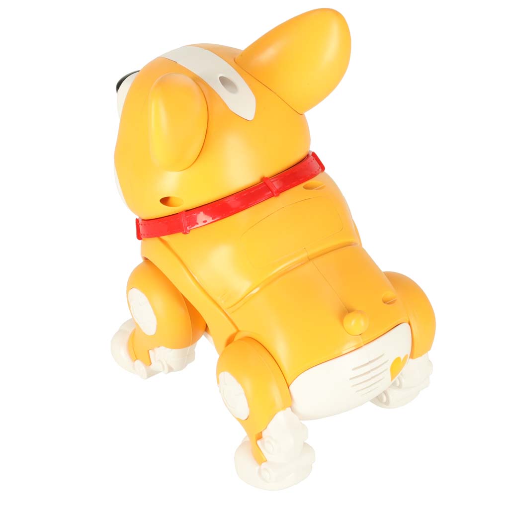 Pes pes interaktivní robot Corgi svítící uši hudba KX3042