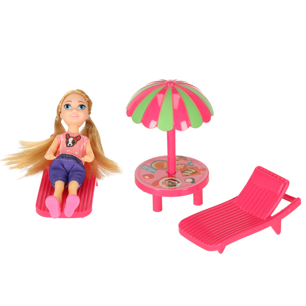 Příslušenství pro kempování autíček pro panenky bazén pro panenky KX3039