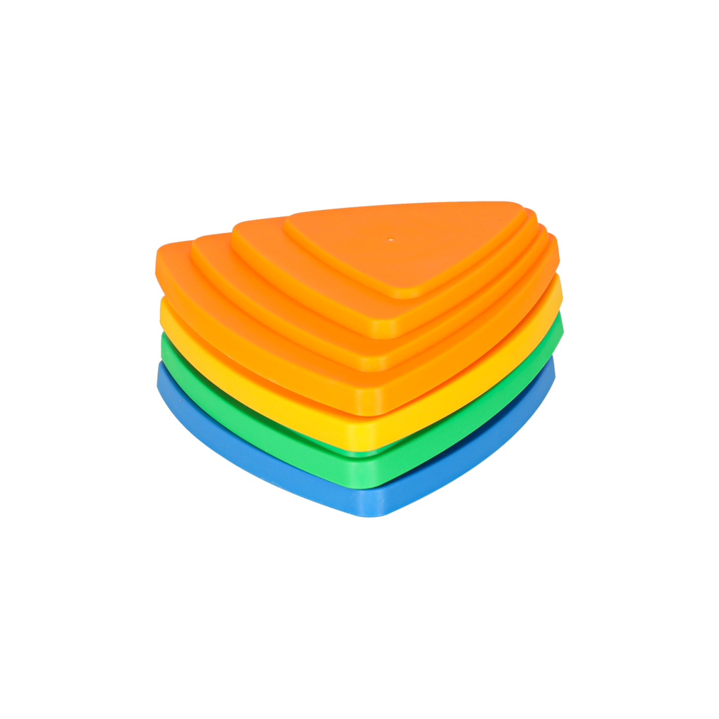 Smyslová stezka říční kameny pro trénink rovnováhy podlaha je láva hra 11 prvků barevné KX3170_1