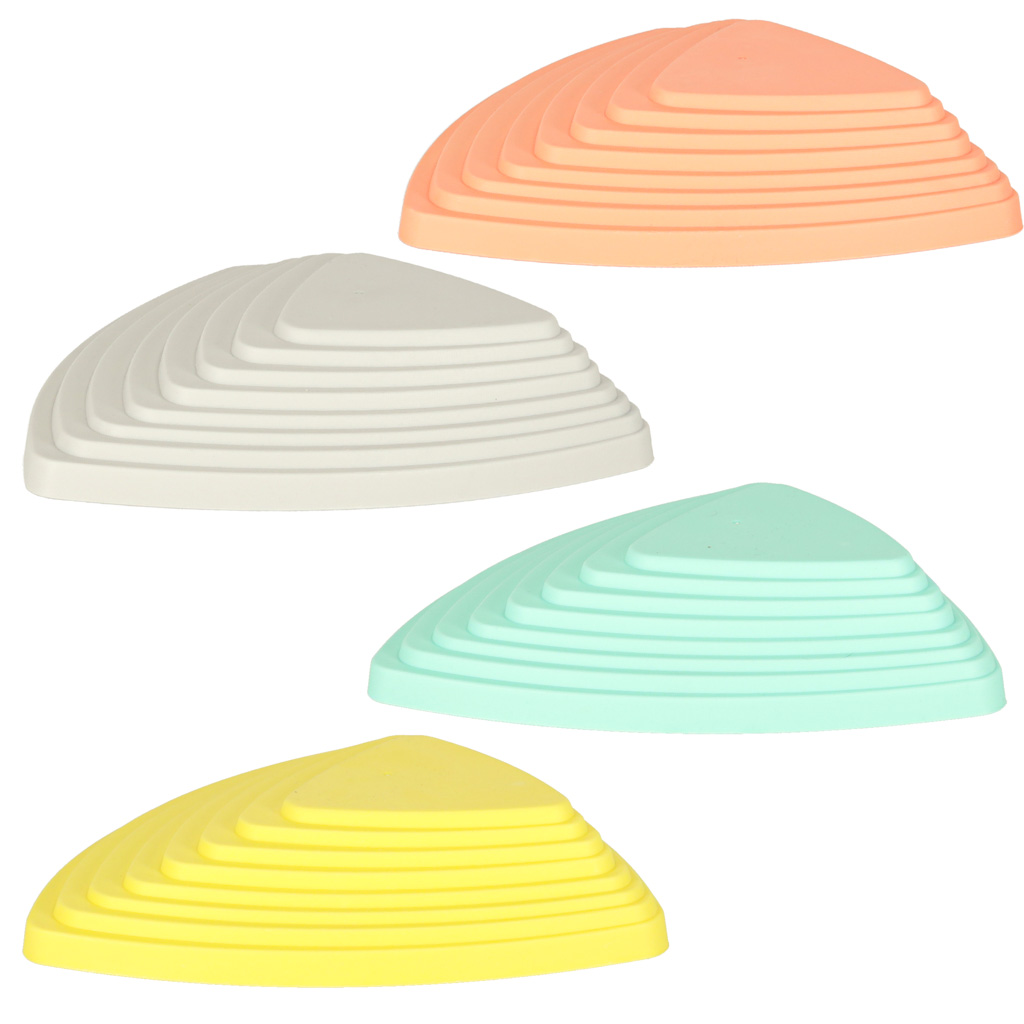 Senzorická stezka říční kameny pro trénink rovnováhy podlaha je láva hra 11 prvků pastelová KX3170