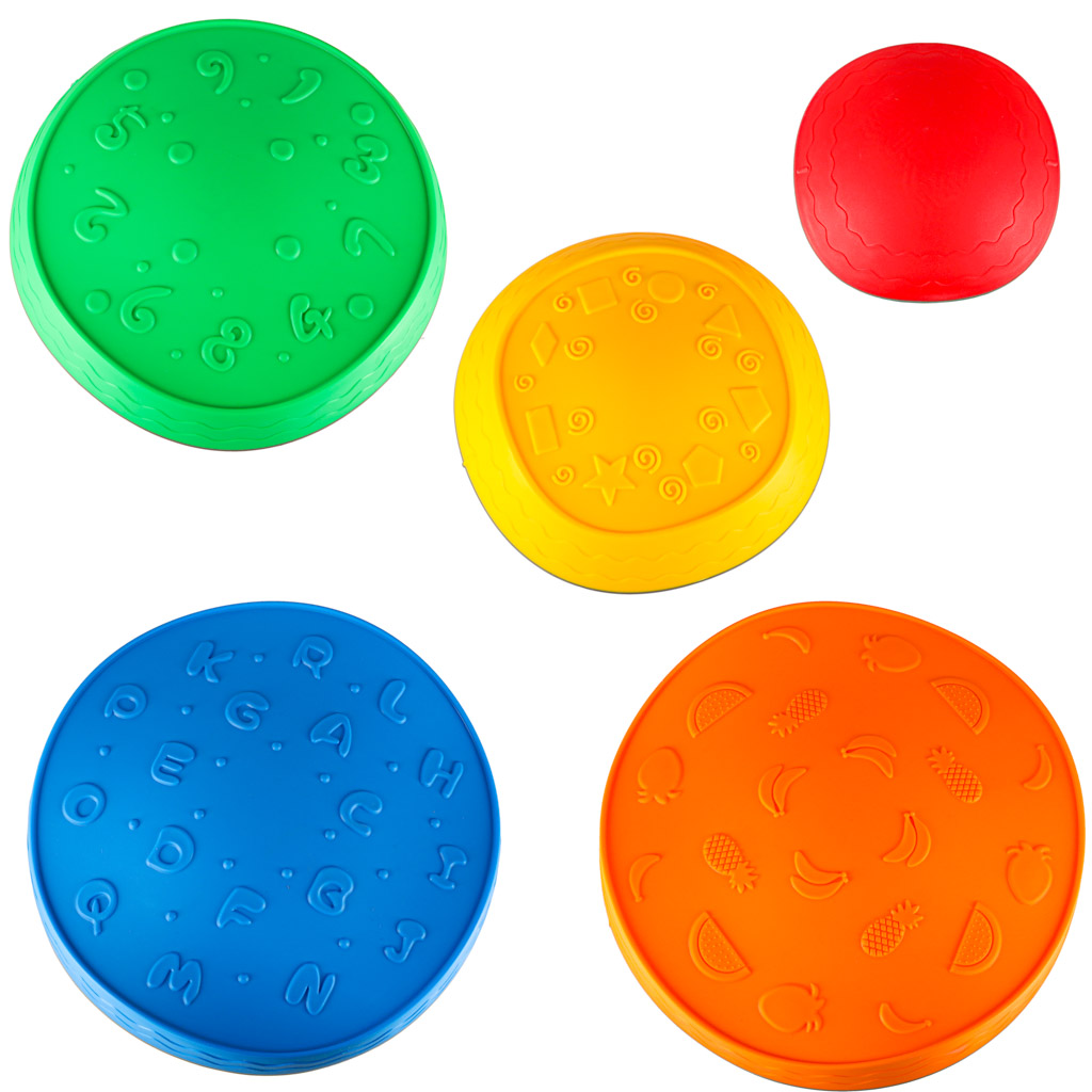 Smyslová stezka říční kameny pro trénink rovnováhy podlaha je láva hra 5ks KX3173