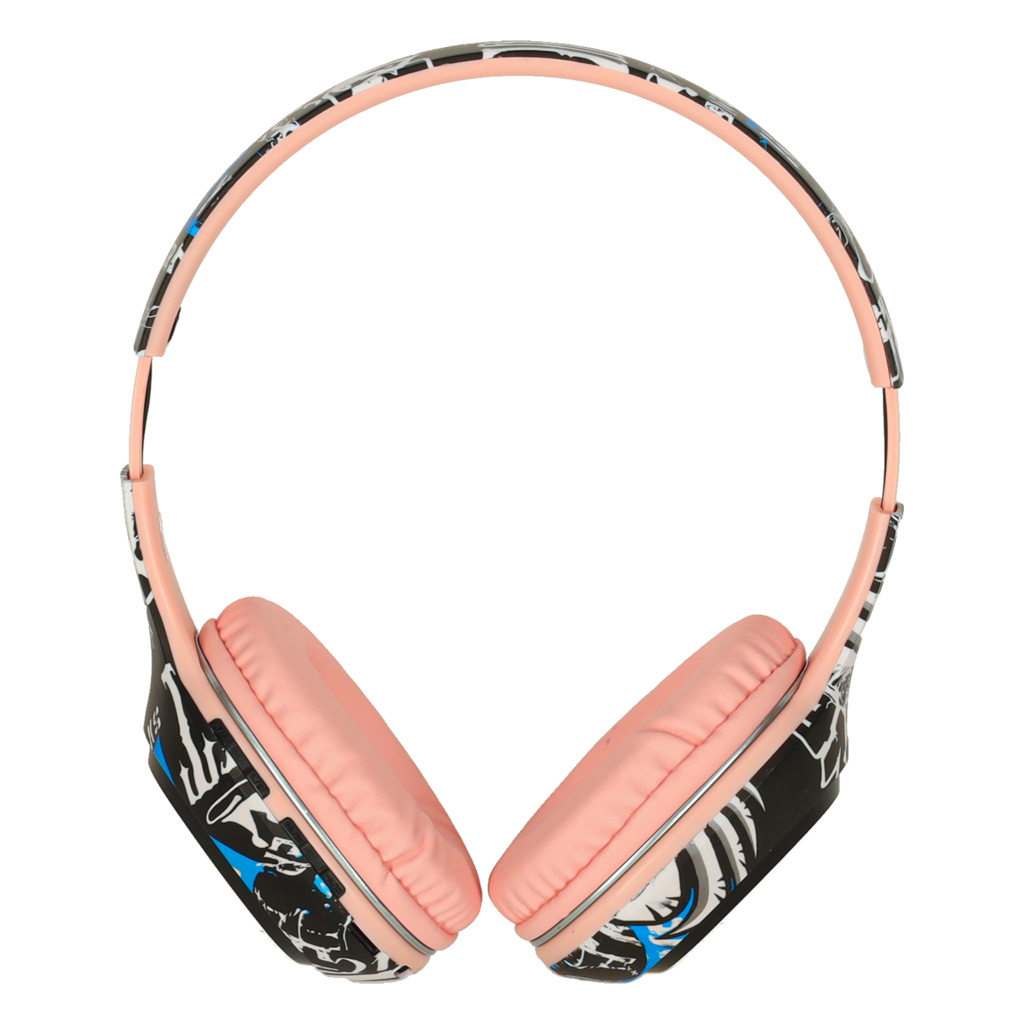 Bezdrátová sluchátka do uší Bluetooth Gaming Sport růžová KX3142_1