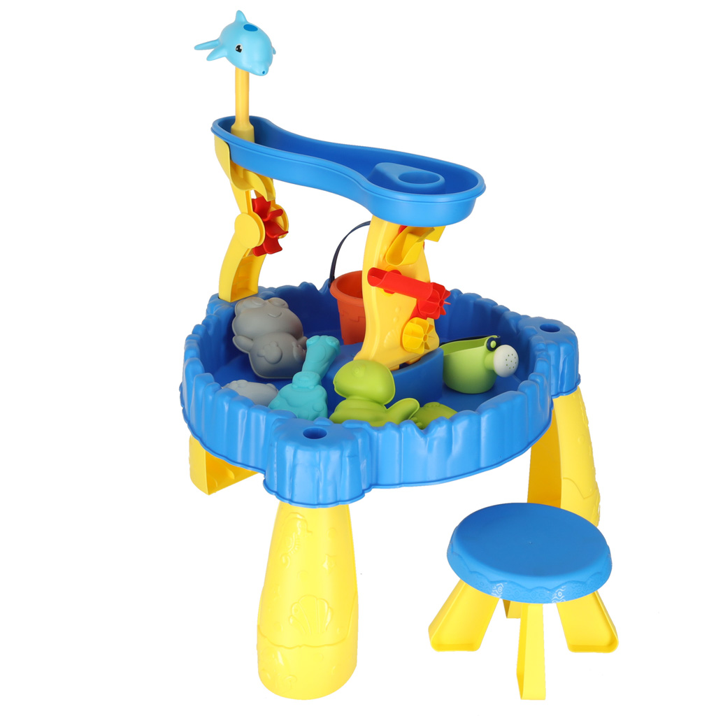 Vodní stůl písek a vodní dráha dvě úrovně příslušenství KX3079