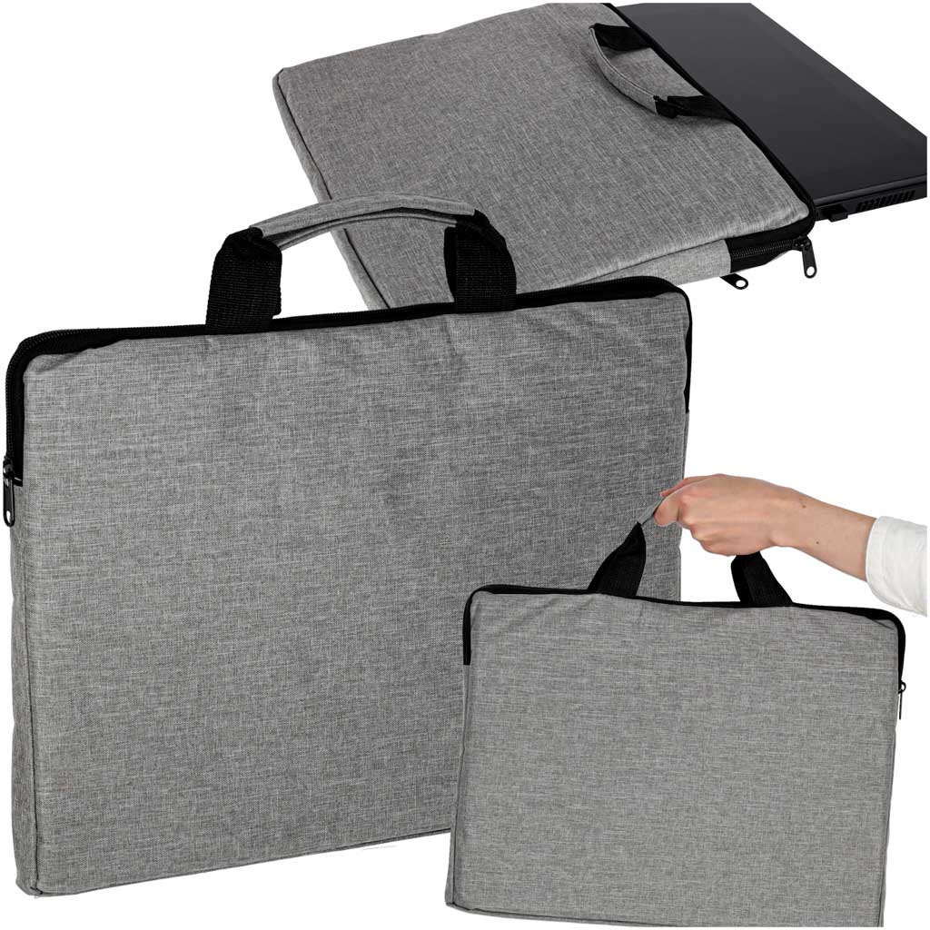Brašna na notebook 15,6 palce kufřík aktovka dámská aktovka pánská šedá KX2998