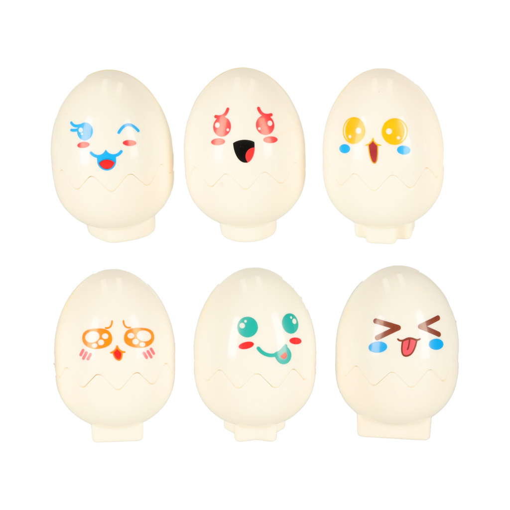 vzdělávací skládačka match shapes eggs montessori animals 6 ks KX3114