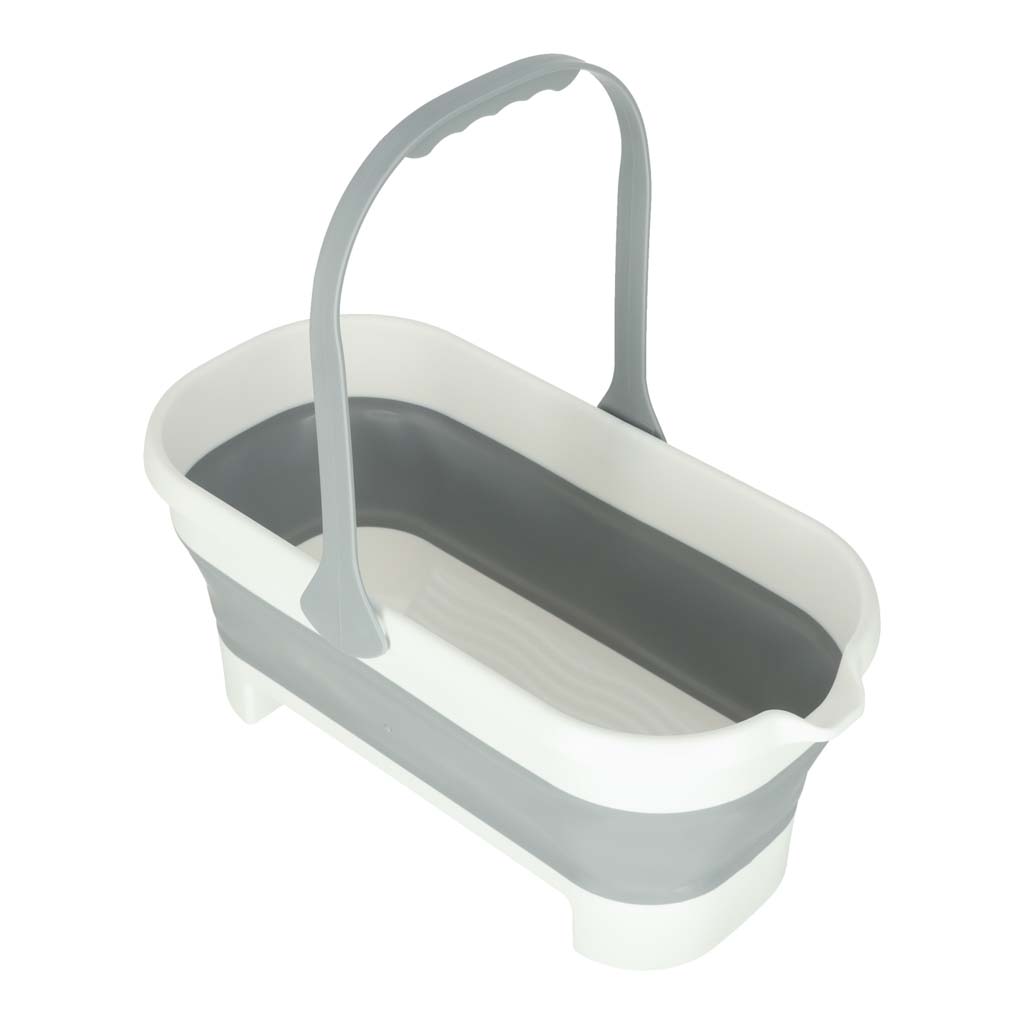 Skládací obdélníkový kbelík na mop s rukojetí KX3069