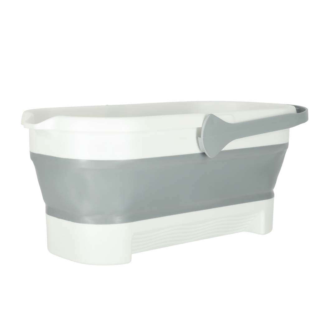 Skládací obdélníkový kbelík na mop s rukojetí KX3069