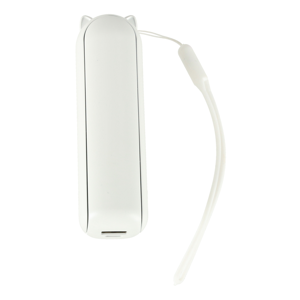 Stolní ventilátor mini ruční skládací ventilátor přenosný USB bílý KX3075