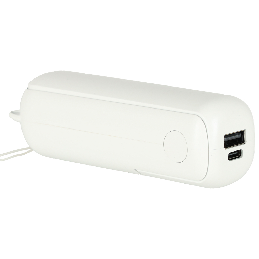 Stolní ventilátor mini ruční skládací ventilátor přenosný USB bílý KX3075