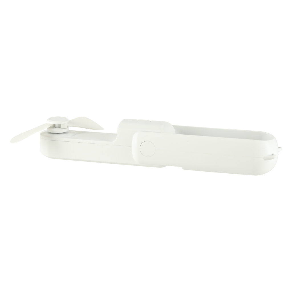 Stolní ventilátor mini ruční skládací ventilátor přenosný USB bílý KX3075