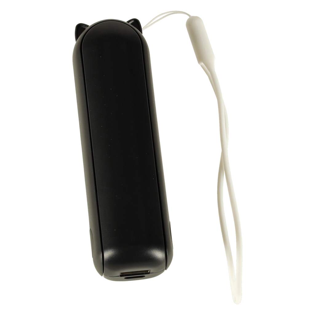 Stolní ventilátor mini ruční skládací ventilátor přenosný USB černý KX3075_1