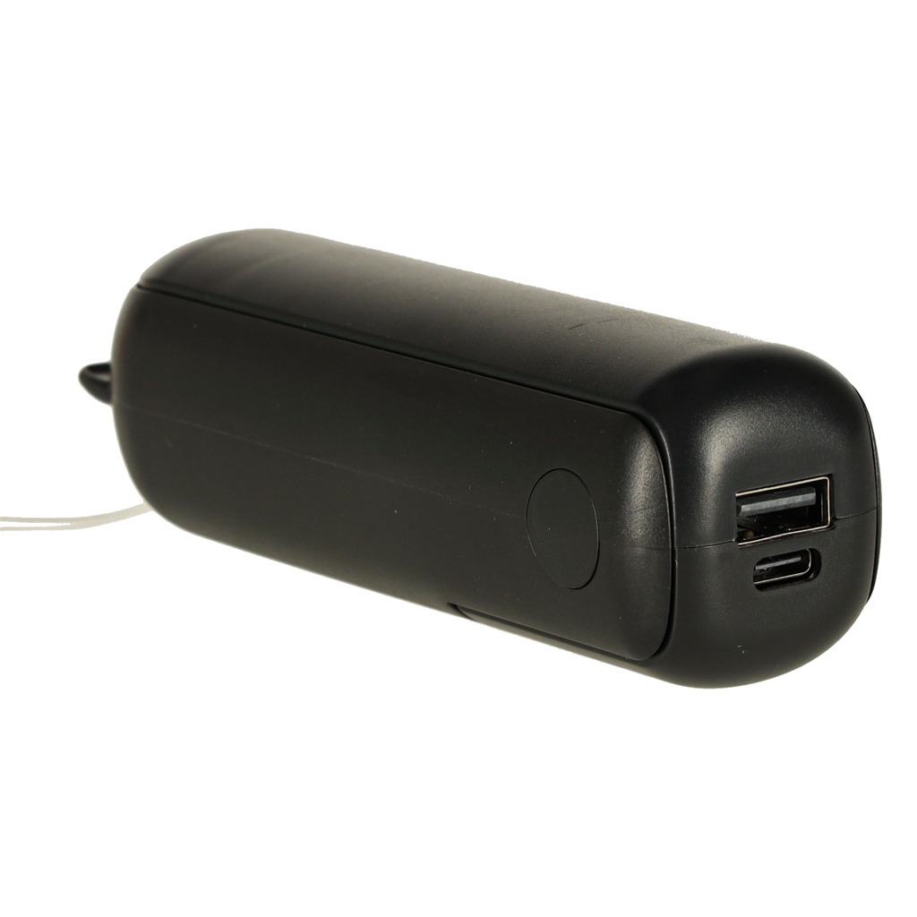 Stolní ventilátor mini ruční skládací ventilátor přenosný USB černý KX3075_1
