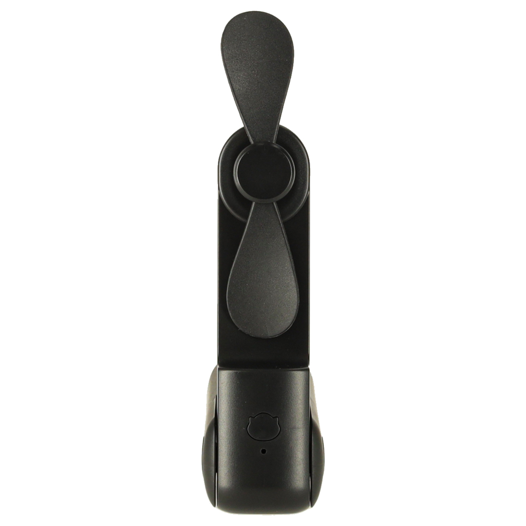 Stolní ventilátor mini ruční skládací ventilátor přenosný USB černý KX3075_1