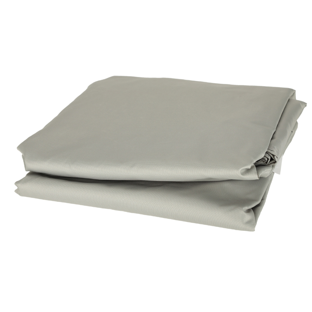 LUARO vodotěsný slunečník na zahradní terasu 4x3m obdélníkový šedý KX3179