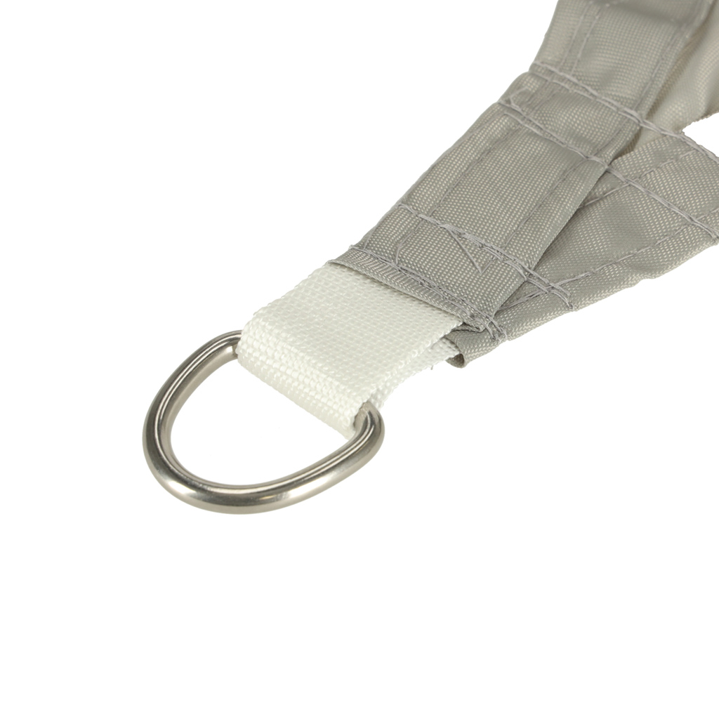 LUARO vodotěsný slunečník na zahradní terasu 4x3m obdélníkový šedý KX3179