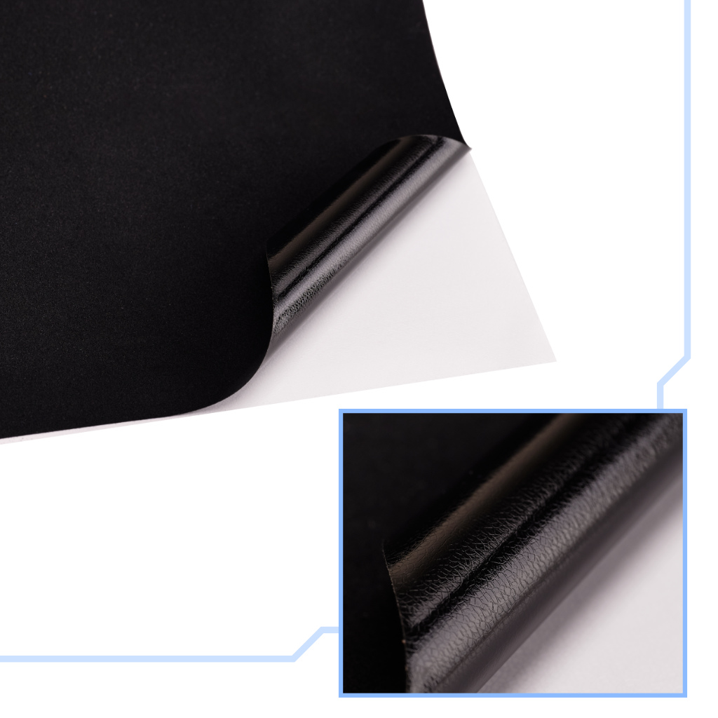 Sametová role fólie černá 1,35x15m KX10345