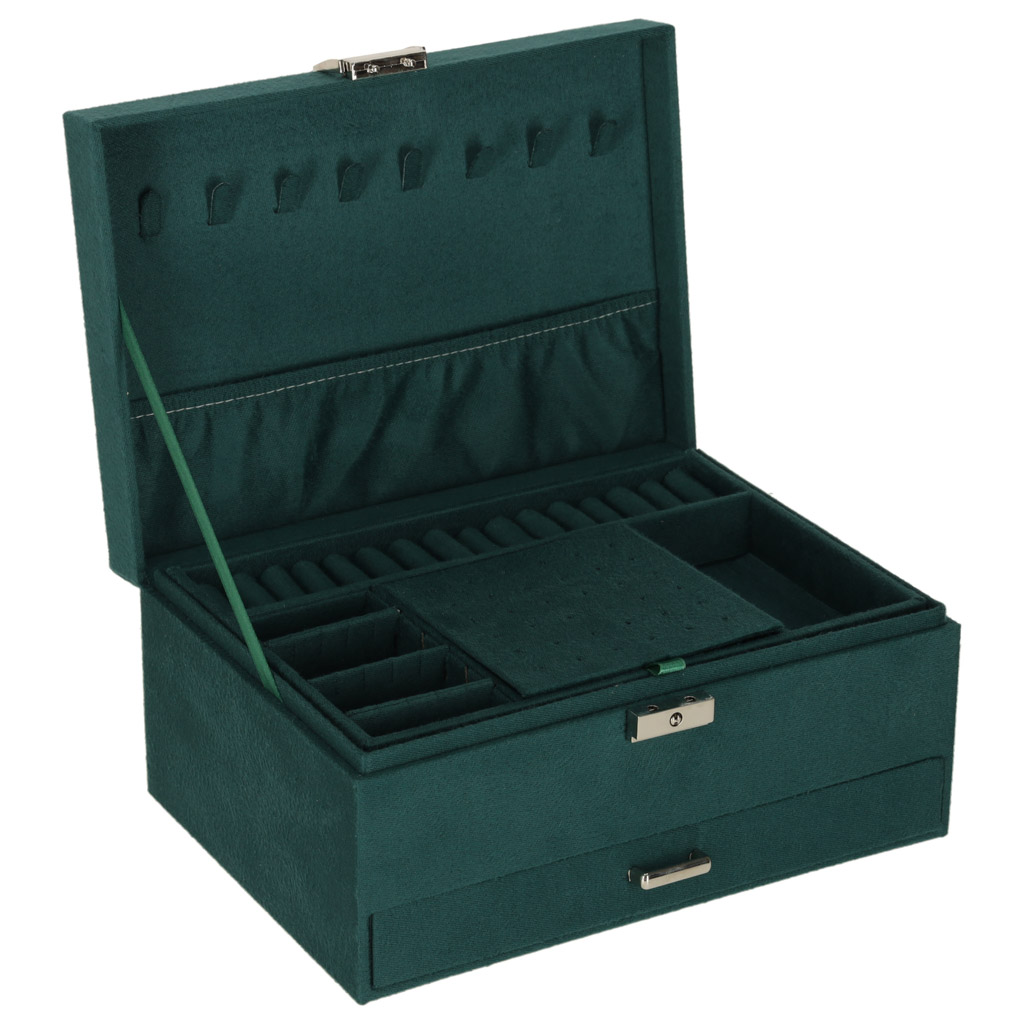 Organizér do šperkovnice zelený KX3099