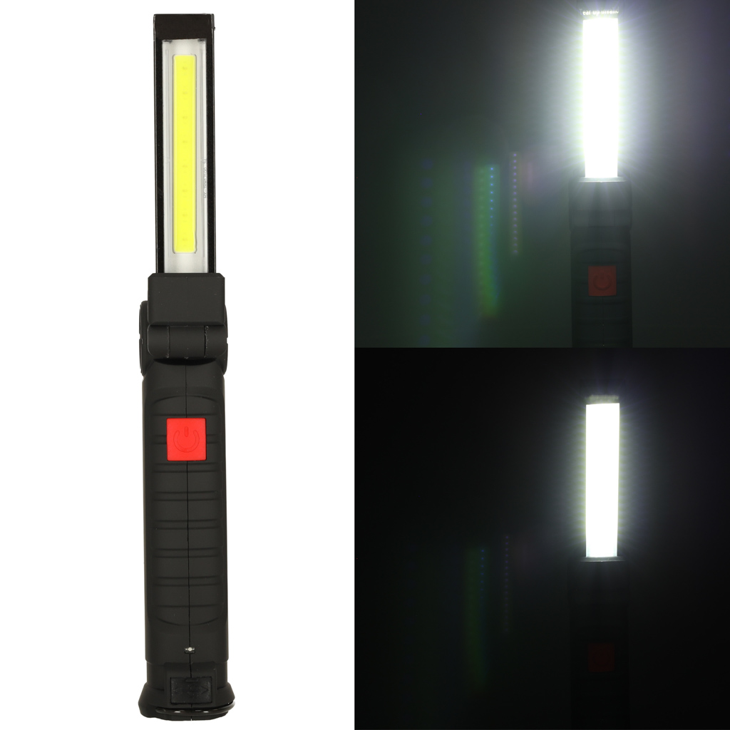 Dílenská svítilna USB COB s magnetem dobíjecí 1200 mAh 200 lm KX4710