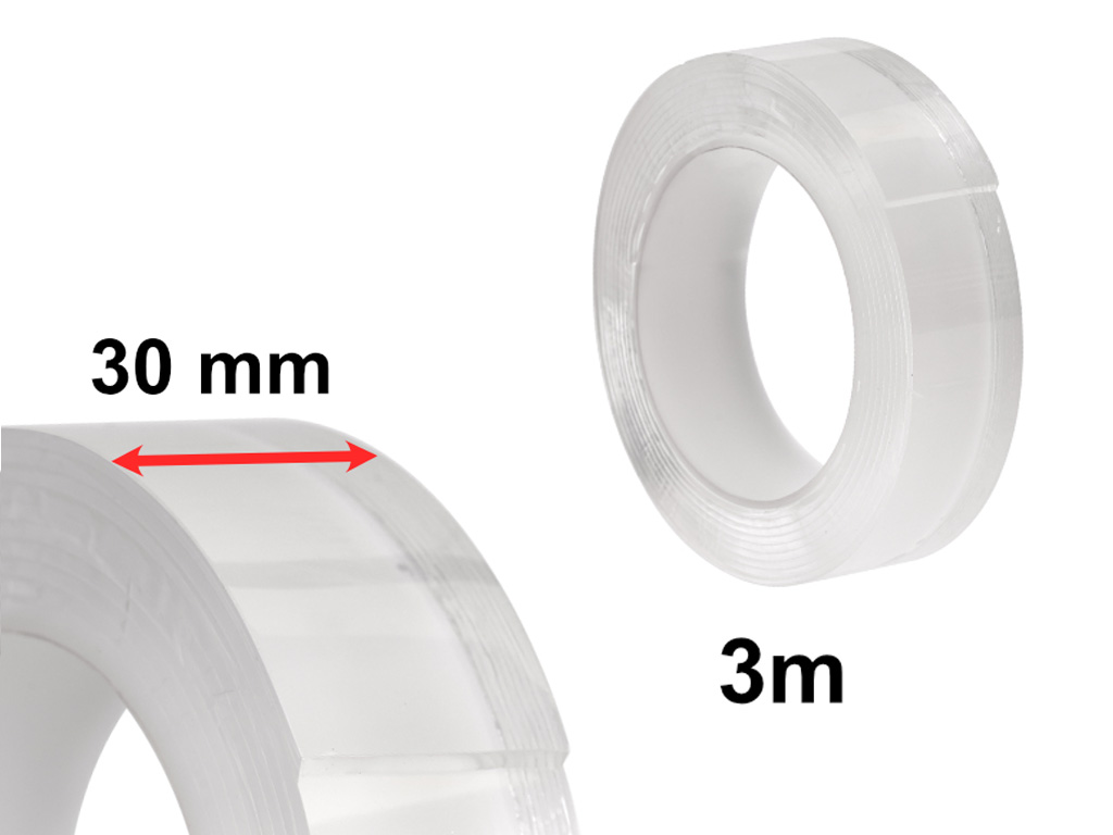 Oboustranná samolepicí vodotěsná páska 30mmx3m KX5206_1