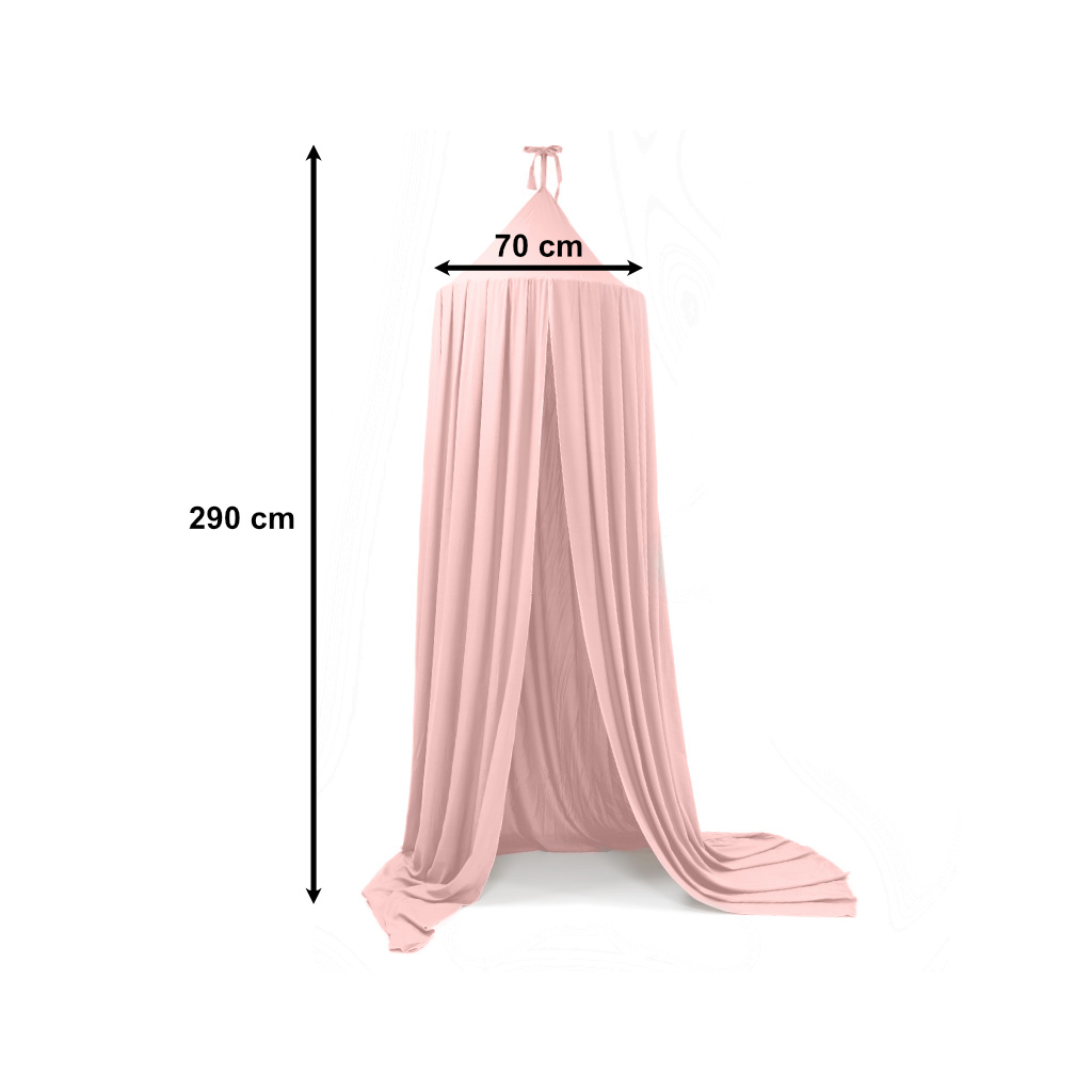 Baldachýn opona týpí stan visí světle růžová KX6104_2
