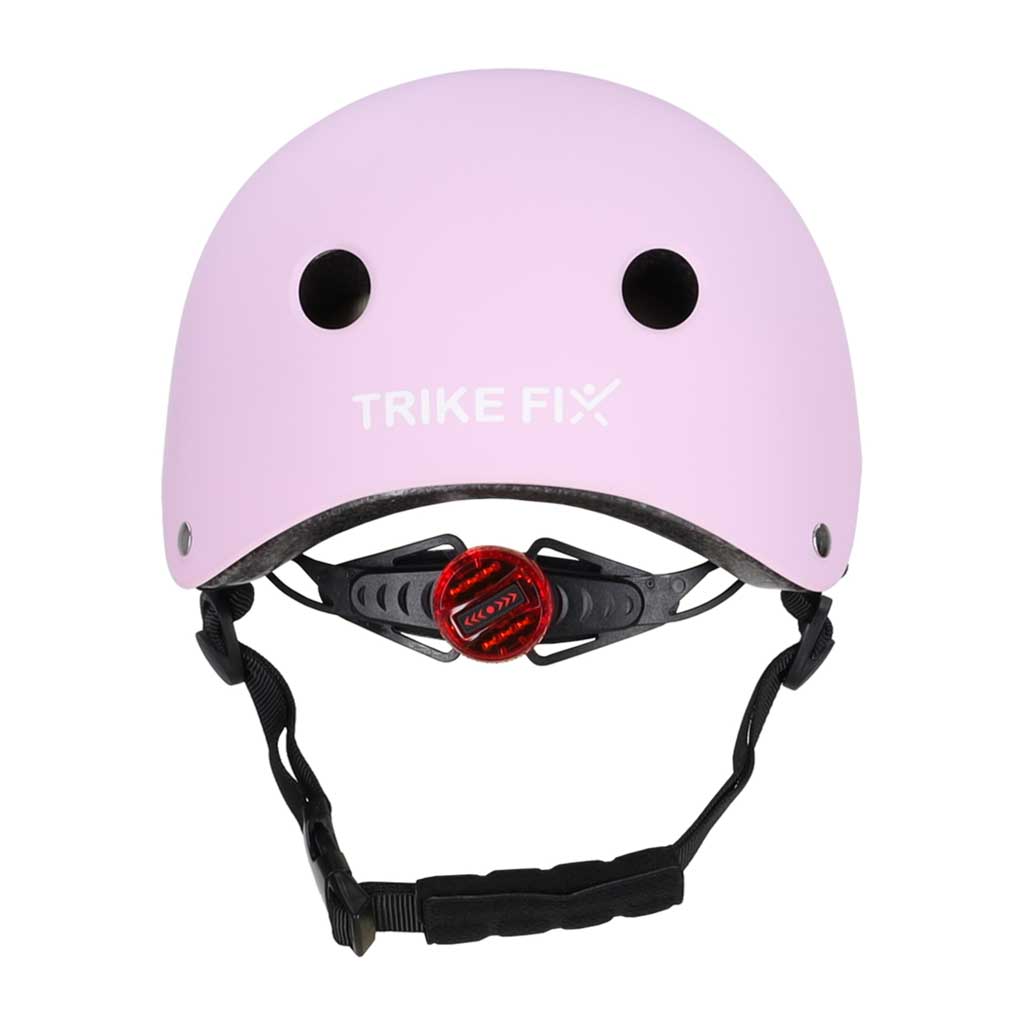 Dětská cyklistická helma Trike Fix nastavitelná LED M 55-58cm fialová KX2813_4