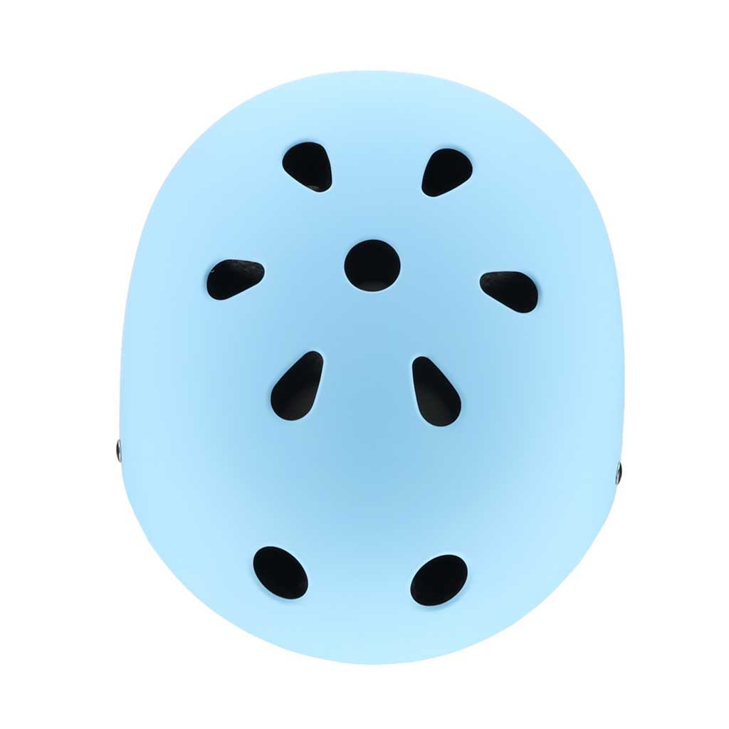 Dětská cyklistická helma Trike Fix nastavitelná LED M 55-58cm modrá KX2813