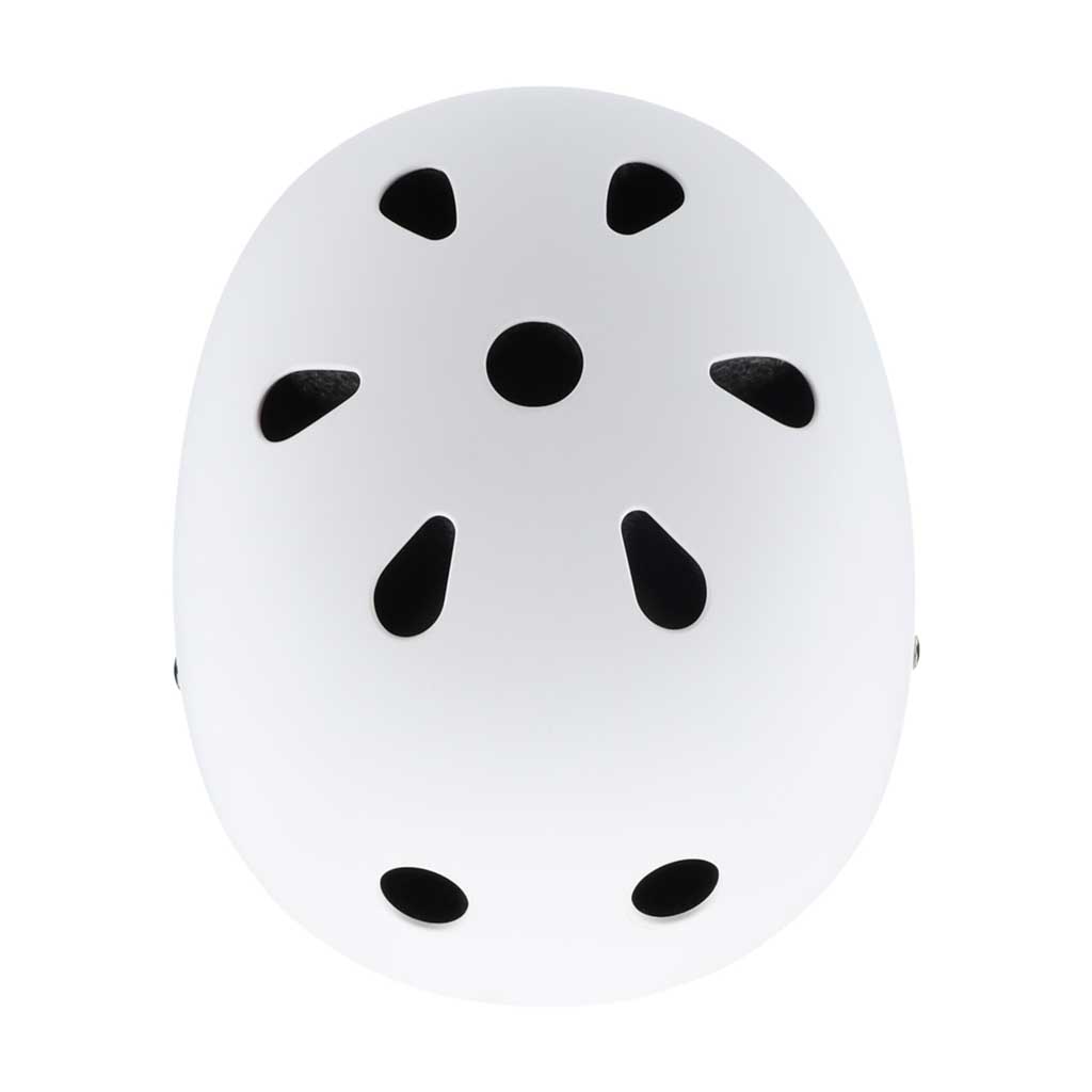 Dětská cyklistická přilba Trike Fix nastavitelná LED S 48-54cm bílá KX2814